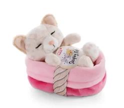 NICI Spielwaren Sleeping Pets Kätzchen Mit Leopardenmuster 12cm Im Kuscheltiere Teddies & Plüschfiguren