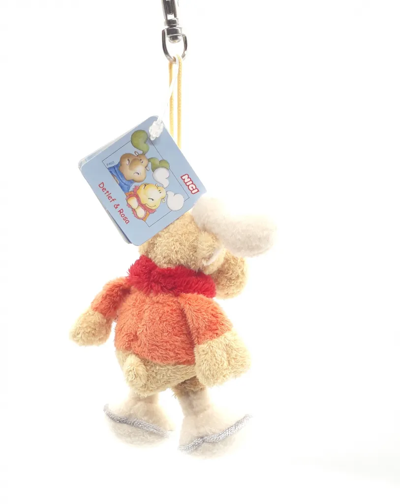 Nici 23907 Anhänger Mit Karabiner Plüsch 12cm Elch Rosa - Orange 3 Nici 23907 Anhänger Mit Karabiner Plüsch 12cm Elch Rosa - Orange – Bild 3