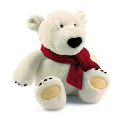 NICI 25960 - Plüschtier - Eisbär Mit Schal (35cm) Kuscheltier Stofftier Plüschfigur