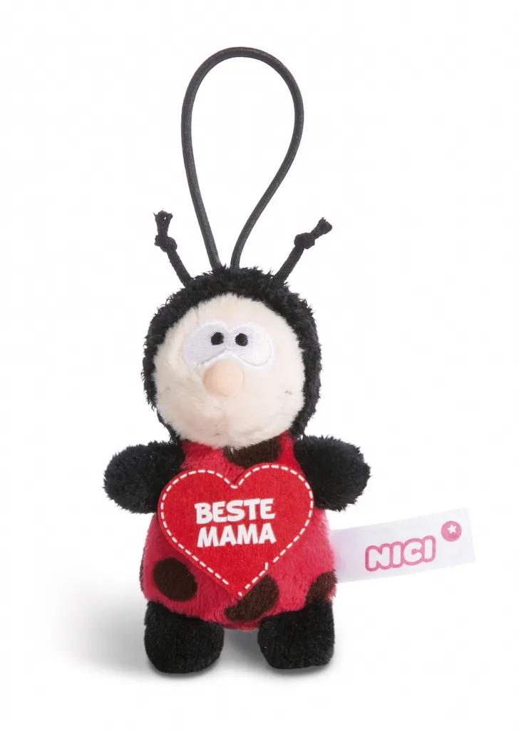 Nici 44858 Message To Go Loop 8cm Marienkäfer – Beste Mama