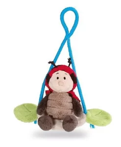 Nici 35208 Lady May Marienkäfer Auf Blumenschaukel Plüsch Ca 15cm