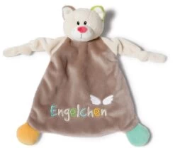 NICI 40035 Schmusetuch Katze "Engelchen" 25 X 25cm
