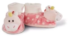 NICI 43655 Babyschuhe Einhorn Stupsi Mit Rassel Plüsch