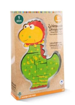 NICI 46016 Zahlenpuzzle Dinosaurier