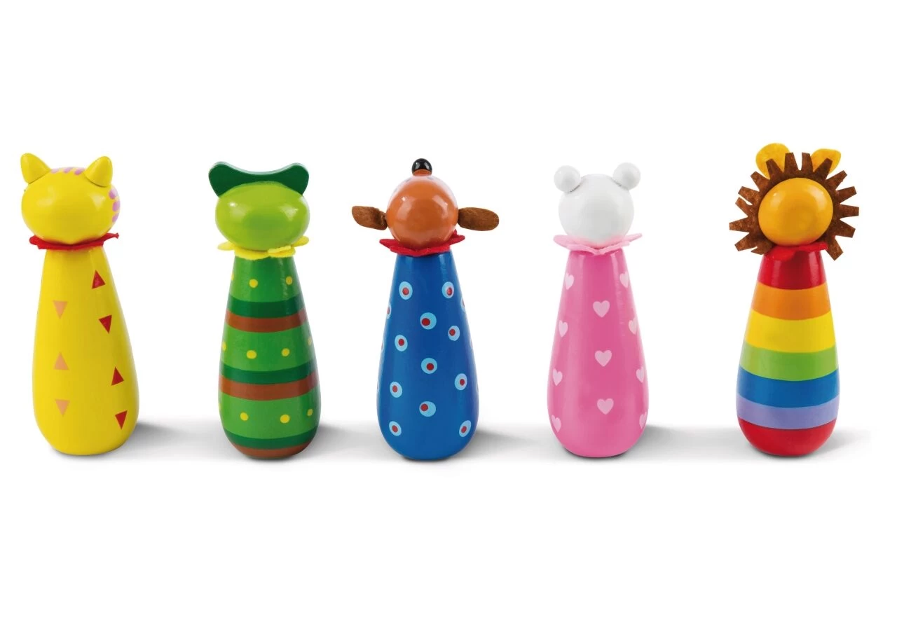 NICI 46024 Kegelspiel Tiere 2 NICI 46024 Kegelspiel Tiere – Bild 2