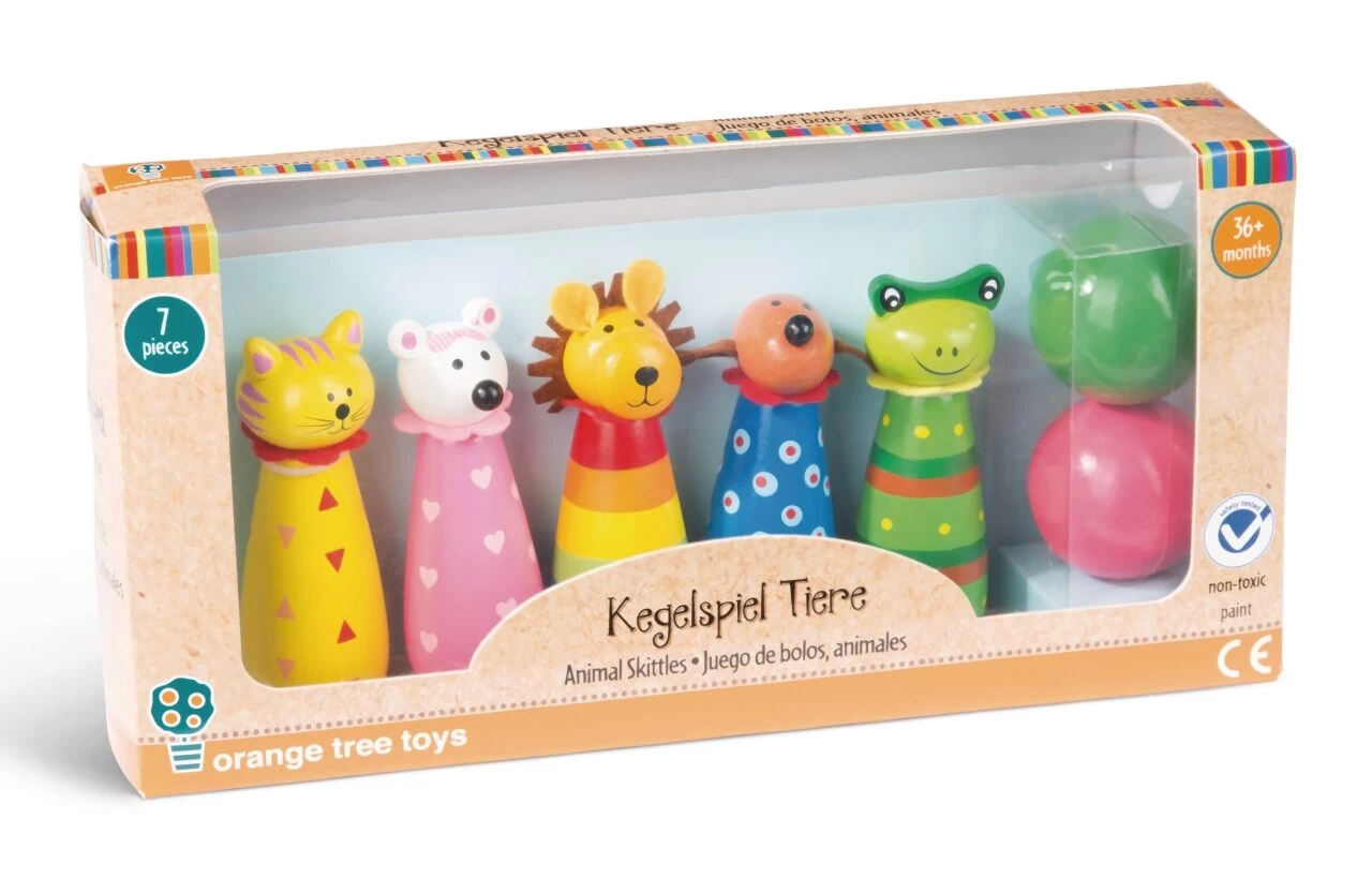 NICI 46024 Kegelspiel Tiere 4 NICI 46024 Kegelspiel Tiere – Bild 4