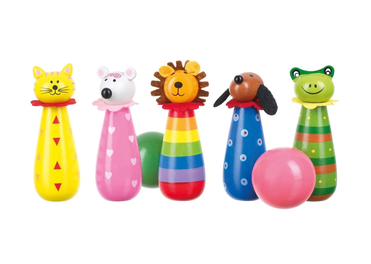 NICI 46024 Kegelspiel Tiere 1 NICI 46024 Kegelspiel Tiere