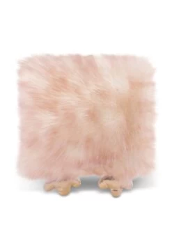 NICI 46633 Plüschkissen Mit Entenfüßen Altrosa Quadratisch 40x40cm