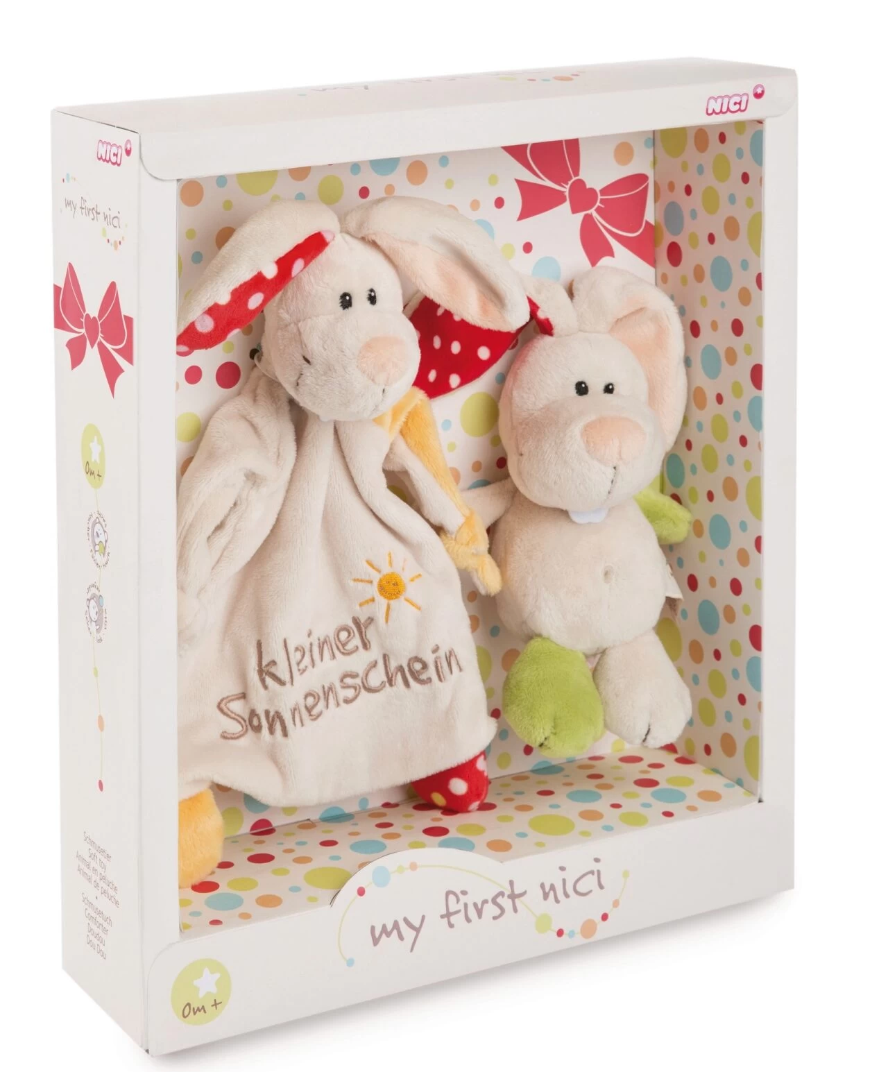 NICI 46996 Geschenkset Schmusetuch Und Kuscheltier Hase Tilli 'kleiner Sonnenschein' 1 NICI 46996 Geschenkset Schmusetuch Und Kuscheltier Hase Tilli 'kleiner Sonnenschein'