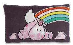 NICI 47637 Kissen Rechteckig Einhorn Pink Diamond 43x25 Cm