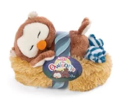 NICI 47876 Eule Oscar 12 Cm Schlafend Im Nest