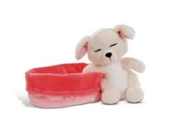 NICI 48110 Sleeping Puppies Hund 12 Cm, Creme, Im Rot-rosanen 5 NICI 48110 Sleeping Puppies Hund 12 Cm, Creme, Im Rot-rosanen -Stofftierladen nici 48110 sleeping puppies hund 12 cm creme im rot rosanen 2