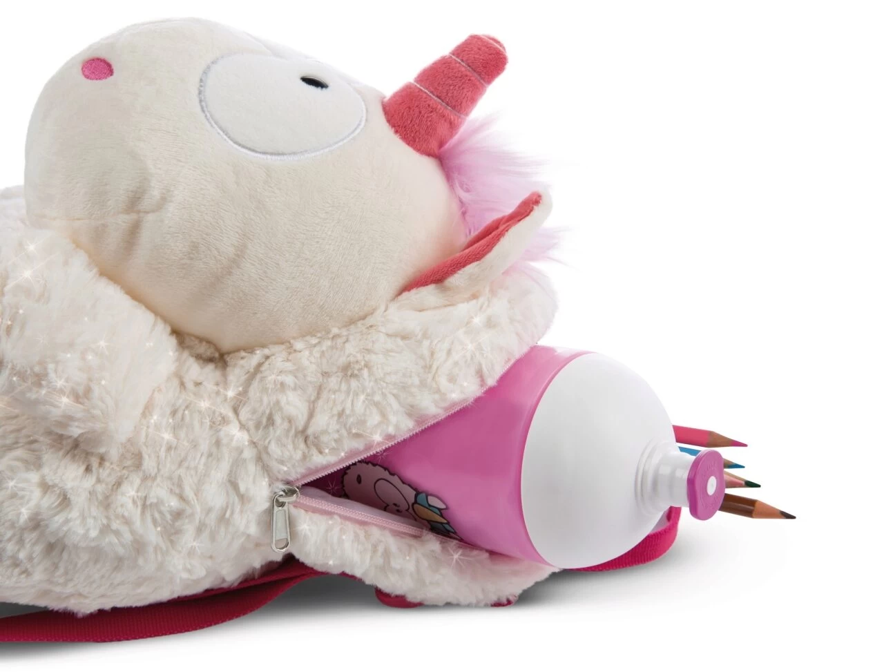 NICI 48171 Rucksack Einhorn Theodor Mit Schneeanzug Figürlich GREEN 37 Cm 2 NICI 48171 Rucksack Einhorn Theodor Mit Schneeanzug Figürlich GREEN 37 Cm – Bild 2