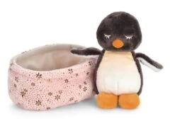 NICI 48356 Pinguin Noshy 12 Cm Schlafend Im Körbchen GREEN -Stofftierladen nici 48356 pinguin noshy 12 cm schlafend im korbchen green 3