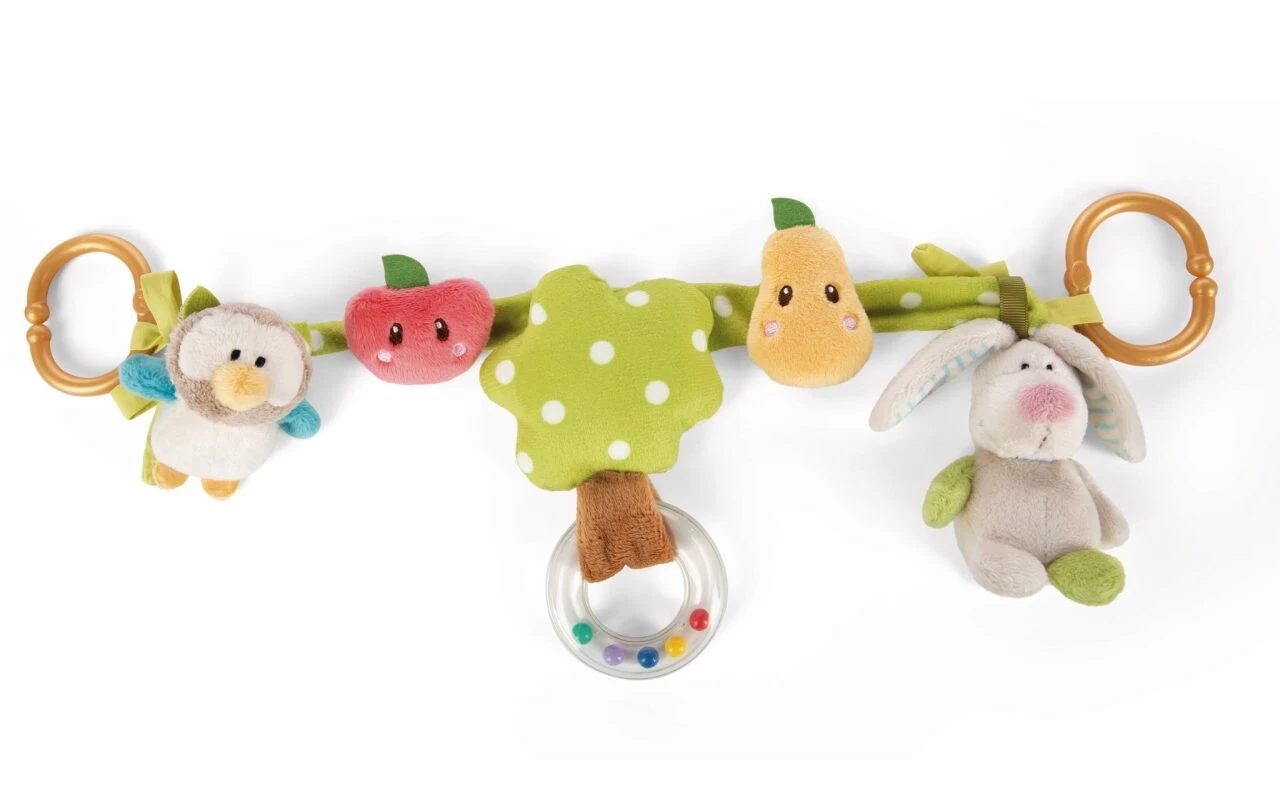 NICI 48512 Kinderwagenkette Hase Und Eule 40cm Mit 5 Figuren 40 Cm 1 NICI 48512 Kinderwagenkette Hase Und Eule 40cm Mit 5 Figuren 40 Cm