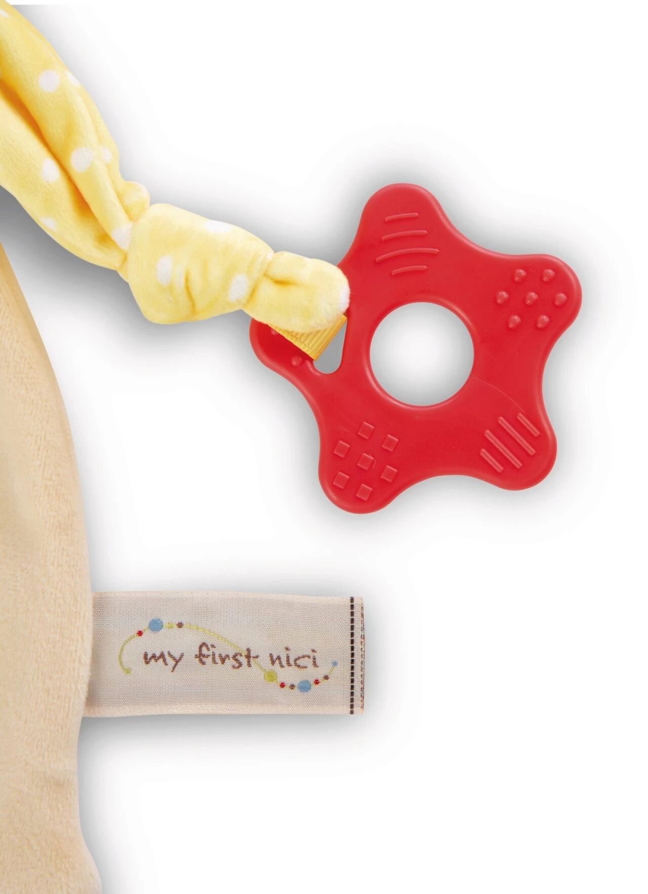 NICI 48891 Schmusetuch Hase Mit Beißring Und Schnullerbefestigung 25 X 25 Cm 3 NICI 48891 Schmusetuch Hase Mit Beißring Und Schnullerbefestigung 25 X 25 Cm – Bild 3