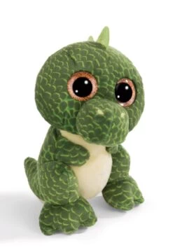 NICI 48924 Kuscheltier GLUBSCHIS Dino Tyrannosaurus Rex Xert GREEN, 25 Cm