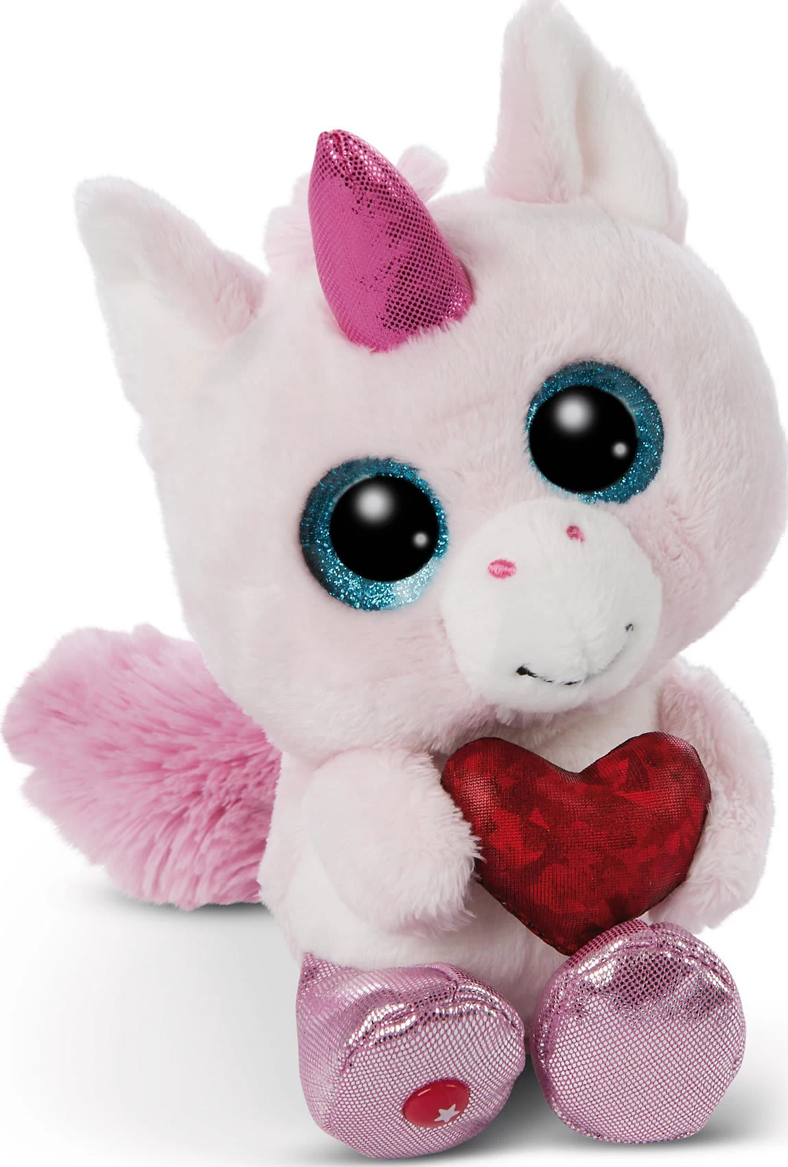 Nici Glubschis Schlenker Einhorn Wubbi Wub GREEN, 15 Cm (47881)