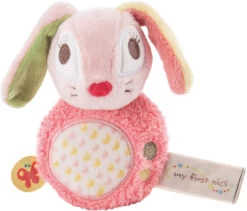 Nici Greifling Hase Hopsali Mit Rassel 12cm (46586)