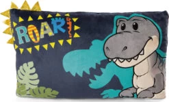 Nici Kissen Dino Tony-Rex 43x25cm GREEN
