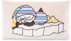 Nici Kissen Schlafmützen Pinguin Pingulini, Rechteckig, 43 X 25 Cm (48524)