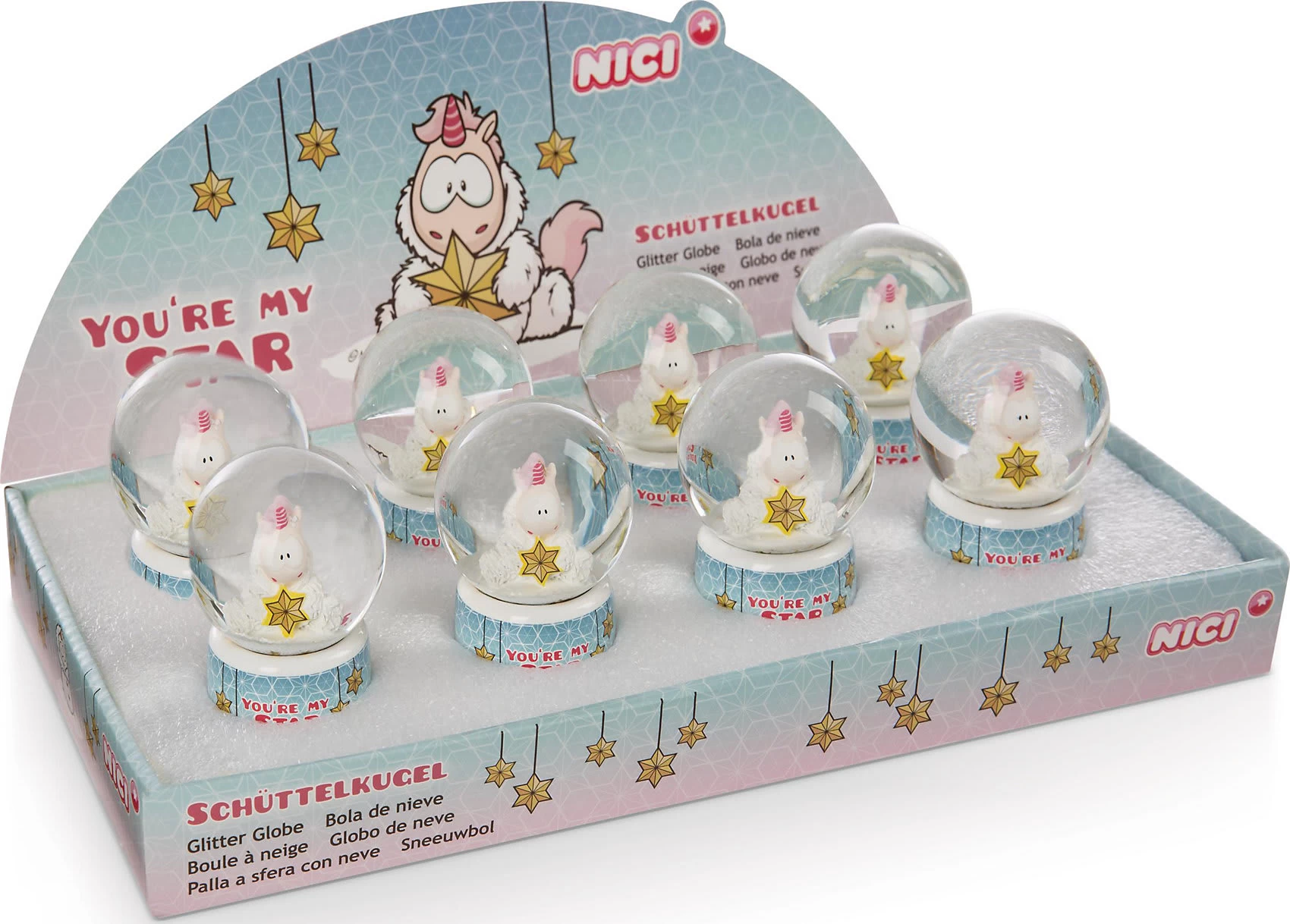 Nici Schüttelkugel Einhorn Theodor Mit Schneeanzug, 6,5 Cm (48177) 3 Nici Schüttelkugel Einhorn Theodor Mit Schneeanzug, 6,5 Cm (48177) – Bild 3